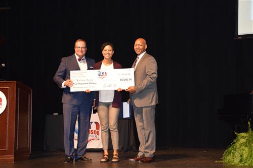 Secondary Teacher of the Year Kristen Steele from James CLemens High School